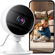 3MP Indoor Security Camera, Cameras for Home Security with 25ft Night Vision, AI Detection, Motion A