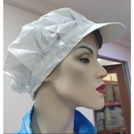 ESD 007 Cap cleanroom cap food industries topi hat visor cap dust free unisex work cap