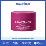 Glad2Glow Peach Retinol Moisturizer - Glad2glow Retinol Moisturizer, Anti-Aging Moisturizer, Skincar