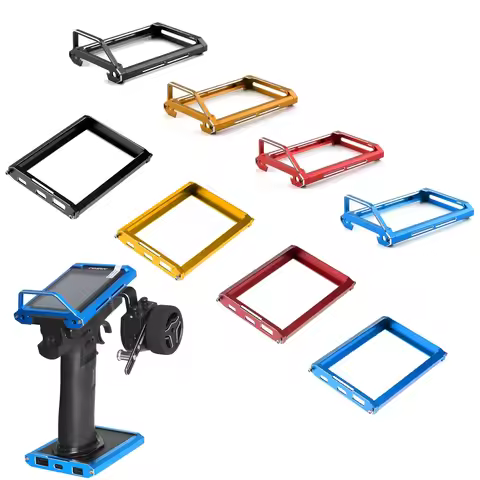 Metal Transmitter Protector Frame Carrying Handle YA-0711 For Flysky Noble NB4 / NB4 Pro Remote Cont