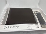 現貨🇺🇸美國入口 Calvin Klein Leather Men Coin Wallet Brown 男裝 真皮 散子 男士 銀包 錢包 生日禮物 畢業禮物