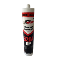 ซิลิโคน GTO มีกรด GP 310 กรัม (GTO GP 320A Acetic Silicone Sealant) อุดรอยรั่ว กันน้ำซึม ซิลิโคนยาแน