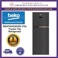 [Bulky] Beko RDNT401E50VZK Top Mount Refrigerator Fridge 375L