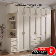 Tanggo🇸🇬Wardrobe Cabinet Storage Cabinet Wardrobe with drawers 1/2/3/4/5/6 Doors Wardrobe with Drawe