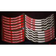 Suzuki raider mags sticker set