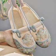Old Beijing Cloth Shoes Women's Embroidered Old Beijing Cloth Shoes Hanfu Breathable Shoes
