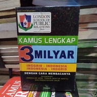 COMPLETE DICTIONARY OF 3 SMART ENGLISH INDONESIAN - INDONESIAN ENGLISH WITH HOW TO READ