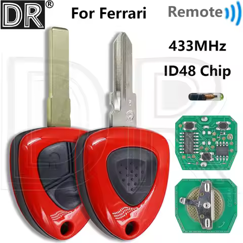 Great ID48 Chip 433MHz FCCID:012432 TRWS46E Car Remote Control Smart Key For Ferrari F430 458 488 59
