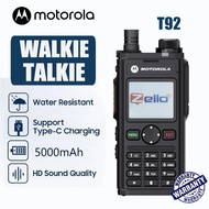 Motorola T92 Long Range Internet Intercom IP54 Waterproof Walkie Talkie 5000KM  Global 4G/5G/Wifi GP