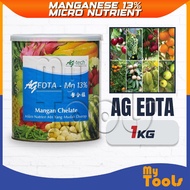Mytools AG Tech 1kg Manganese (Mn) 13% EDTA Micro Nutrients | Fertilizer Baja AB Sayur Daun Buah Fer