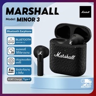 MARSHALL MINOR III ชุดหูฟังไร้สายบลูทูธ True Wireless Bluetooth คุณภาพดี มีไมค์ในตัว earbuds White One