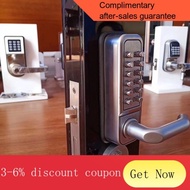 digital door lock Yagu Smart Courtyard Door Double-Sided Password Lock Plastic Steel Door Lock Button Iron Door Waterpro