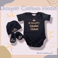 Jumper Custom Nama Bayi Baju Bayi Custom Nama Set Baju Bayi Hadiah