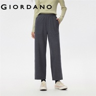GIORDANO WOMEN Elastic waist fleece pants 05415856