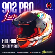 HNJ 902 Pro Full face Motorcycle Helmet Smoke Single Visor Mototribe Helmet