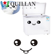 QUILLAN Smile Face Toilet Stickers DIY Personalized Furniture Decoration Wall Decals Fridge Washing|Bathroom Car Sticker for Car Side Mirror Rearview Funny Home Decoration