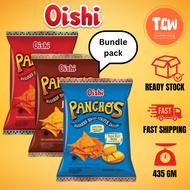 [BUNDLE PACK] OISHI PANCHOS Tortilla Chips Made from Whole Corn Origin from Indonesia 145gm