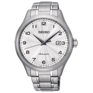 Karnvera Shop นาฬิกาข้อมือผู้ชาย Seiko Automatic White Dial Mens Watch SRPC17J1 (Made in Japan)