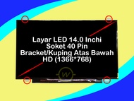 Layar LCD LED Asus A450C A450CA A450CA-WX A450CC A450CC-WX A450CP Series LKUN140S0HDAB40