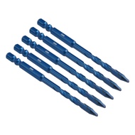 [SP-LTM]5pcs Eccentric Drill Bit Carbide Drilling for Glass Tiles Triangle Drill bit 6mm