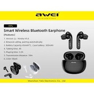 Awei T15 Bluetooth Earphone V5.0 Mini Touch Waterproof Wireless Earphones 5.0