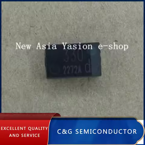 10pcs SMD Tantalum Polymer Capacitors,Polymer Capacitance,EEF-CX0D331R EEFCX0D331R 330UF 2V 2.5V