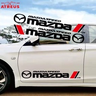 Mazda Car Stickers Auto Door Side Body Decor Decals Anti-scratch Cover Scratches For Mazda 2 3 CX5 CX30 CX8 CX3 Mazda2 6 5 CX9 BT50 Car Decoration Accessories
