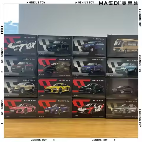 MASSDI AUDI A8 Q7 R8 V10 McLaren 765 SENNA LAND ROVER RANGE ROVER 1:64 Scale Alloy Diecast Car Model
