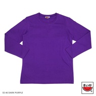 แตงโม (SUIKA) - เสื้อแตงโมคอกลมแขนยาว รุ่น SUPERSOFT LONGSLEEVES สี SS46 Dark Purple