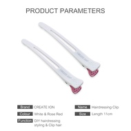 CREATE ION official flagship store Holding Hair Styling Clip Flat Duck Mouth Hair Clips Pro Salon Ha