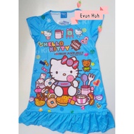 Girl Kids Children Pajamas Dress Hello Kitty/Baju untuk Kanak Hello Kitty