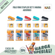 Mini Stapler Set M&G Hekter Mini + Staples Hekter 5 Colors ABS91693 (KAS)