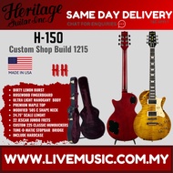 Heritage Custom Shop Build 1215 H-150 Electric Guitar with Case, Dirty Lemon Burst ( H1501215 / H 15