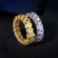 Popular Hip Hop Zircon Ring Fashion Men's Ring Exaggerated Ring