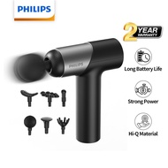 Philips Massage Gun Massage Fascial Gun for Muscle Percussion Deep Tissues Relaxing Massager Mesin U