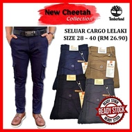 MEN CARGO PANTS SLIM FIT SIZE 27-40 / SELUAR KERJA LELAKI SLIM FIT / MEN WORKING PANTS / SELUR CARGO LELAKI MURAH / MEN CARGO PANTS