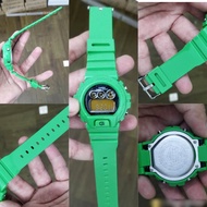 Carzy Color Green G Shock Crazy Colour 6900 Jam Digital Shock jam tangan lelaki perempuan