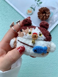 手工原創三花貓耳機套鉤織耳機套蘋果無線耳機AirPods Pro