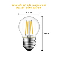 Tungsten Incandescent LED Bulb G45 - Classic Light, Energy Saving E27 HT Shop - Smart gadget DN168