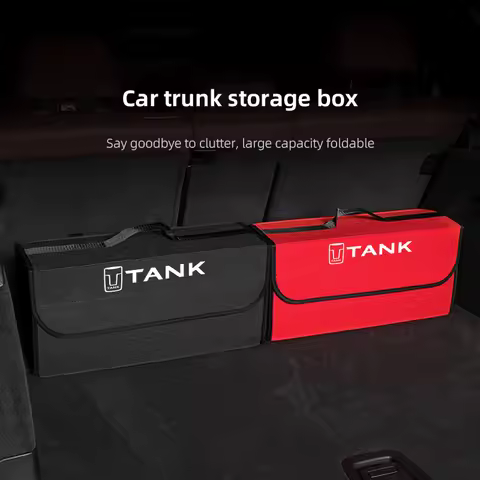 Car Trunk Storage Bag Organizer Sundries Stowing Tidying Box For Great Wall TANK 300 500 700 400 WEY