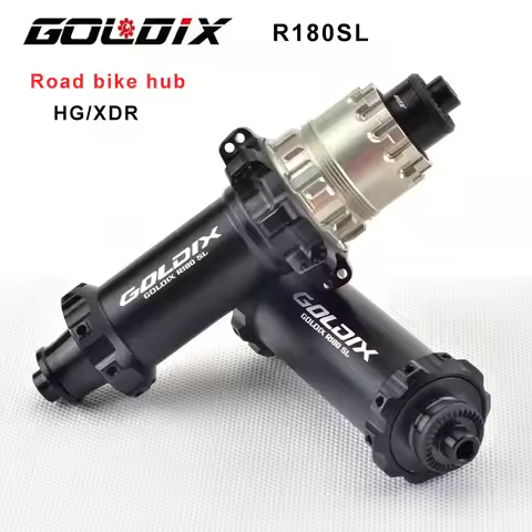 GOLDIX R180sl ROAD Hub Ultra Light 20/24 Hole 2:1 Hub V-Brake Quick Release 36T Ratchet Hub for Shim