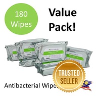 Antibacterial Wipes 6in1 Pack (6 x 30 s)Natural Extracts, Aloe Vera, Alcohol-Free, Child Friendly,Ki