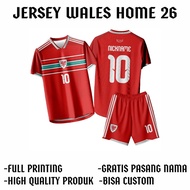 WALES HOME JERSEY 2026 FREE NAME AND NUMBER INSTALLATION FULL PRINTING