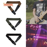 PEONYTWO Guitar Strap, Pure Cotton End Adjustable Guitar Belt, Durable Easy to Use Vintage Guitar Accessories Electric Bass Guitar