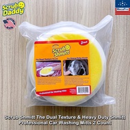 Scrub Daddy® Scrub Shmitt The Dual Texture & Heavy Duty Shmitt Professional Car Washing Mitts 2 Coun