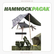 HAMMOCK PACAK HIJAU - MATERIAL TEBAL & TAHAN LASAK (STANDARD SIZE)