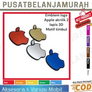 Acrylic apple logo emblem 2 layers 3D motif Apple Emblem/ Apple Logo Acrylic apple emblem Apple logo