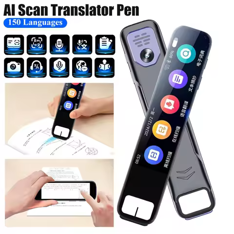 2025 Offline Translation Pen Smart AI Scan Online Translator Pen 150 Languages Intelligent Scanning 