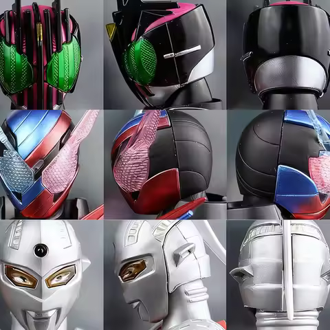 Khaos Crew Model Kamen Rider 1/12 Magnetic control light-emitting head engraving SHF Accessories Par