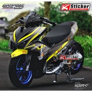 CUSTOM AEROX 155 FULL BODY DECAL - AEROX 155 DECAL LATEST MOTIF Kt05